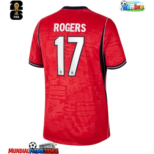 Camiseta Inglaterra Morgan Rogers #17 Segunda Equipación Replica Mundial 2026 mangas cortas